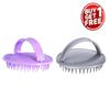 2pcs Head Shampoo Brush Head Massage Hair Washing Comb Scalp Body Shower Brush Care Hair Root Itching Hairbrush Home Salon Tools