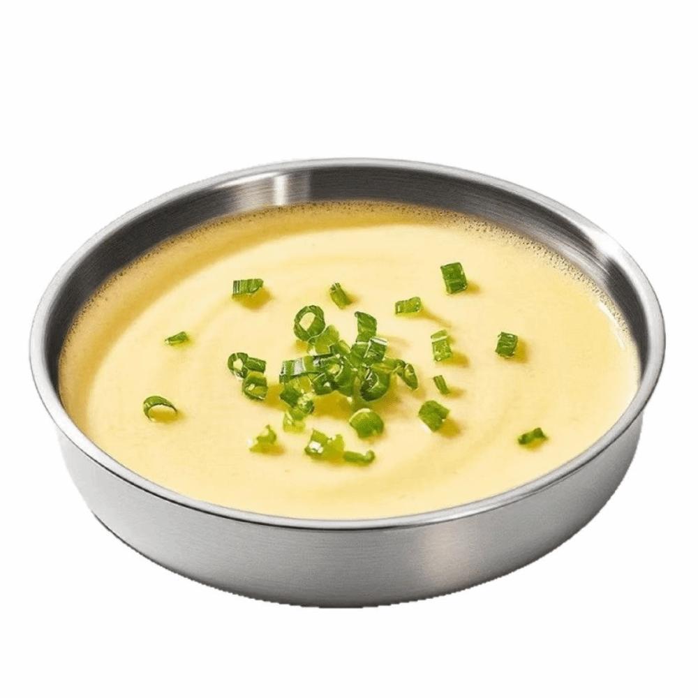 Fall-resistant Stainless Steel Bowl Large Capacity Soup Bowl Steamed Egg Bowl Cooking