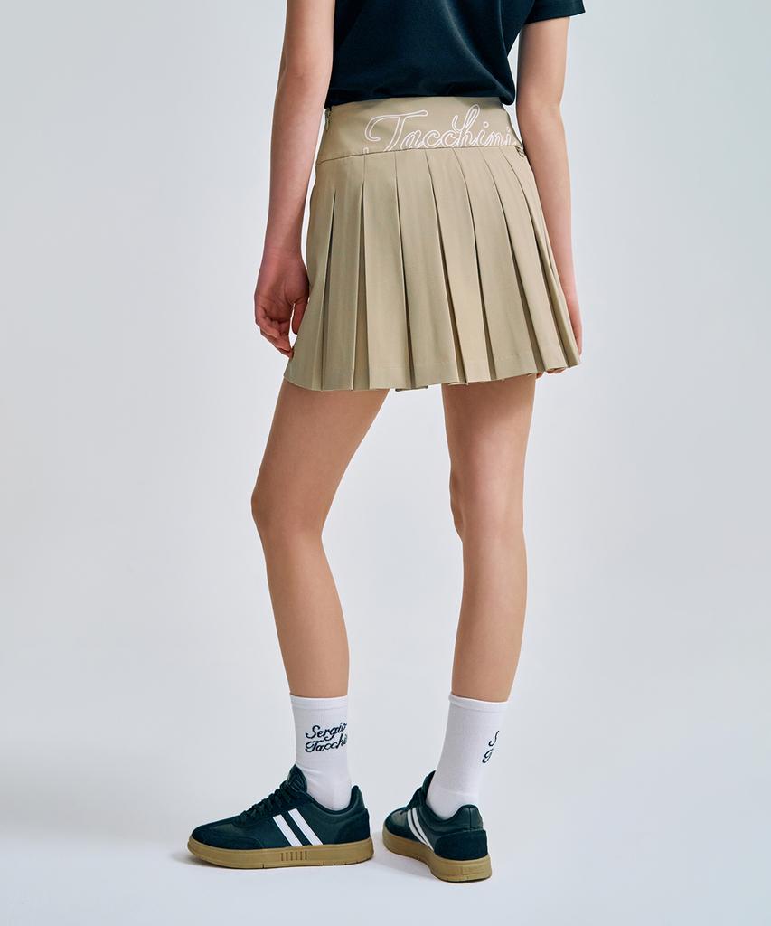 SERGIO TACCHINI Женская плиссированная юбка Tacchini Flying Back (D.Бежевый)