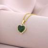 Женское ожерелье с изумрудом, цепочка на ключицу, цепочка на шею для девочек, роскошная, чувственная, легкая, для меньшинств