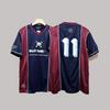 Retro Football Jersey Men Women Short Sleeve Training Match Sport Shirt Breathable Synthetic Fabric