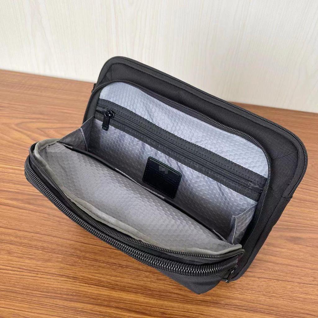 Мужская горизонтальная квадратная сумка-мессенджер из баллистического нейлона