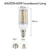 LED Corn Light E27 E14 7W 12W 20W 25W 64LEDs Lights 220v Screw Base Bulbs Home Decorative Cool/Warm White Lamp for Bedroom