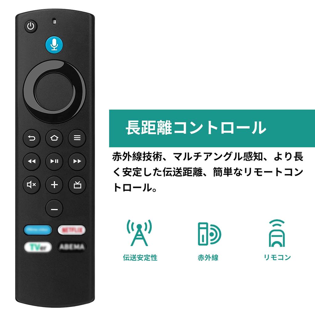 Compatible with Smart Remote Control with Voice Recognition Function Fire Voice Remote Control with Preset APP TV Japanese Manual Included Compatible