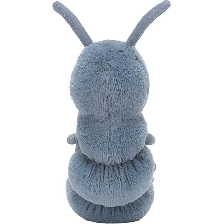 Jellycat Плюшевая кукла Гусеница Регги, высота 14 см в сидячем положении