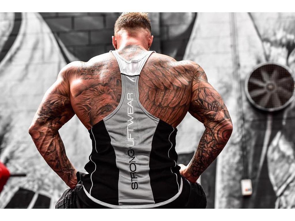 Трансграничная мужская майка-борцовка для фитнеса: Дышащая, эластичная спортивная и повседневная одежда