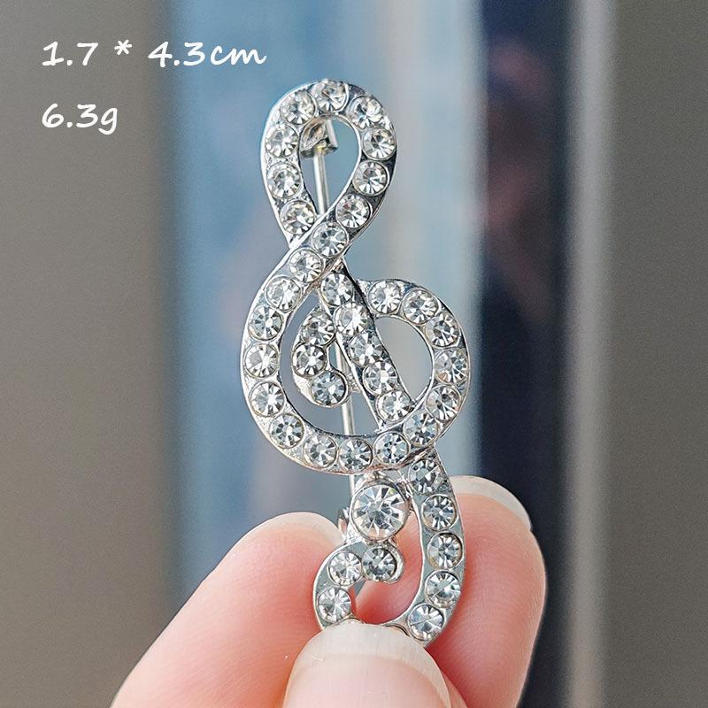 Творческая личность, ритмичная музыкальная нота, брошь, дизайн, чувство, костюм, корсаж, кардиган, аксессуары, изысканная нишевая булавка, воротник, булавка для женщин