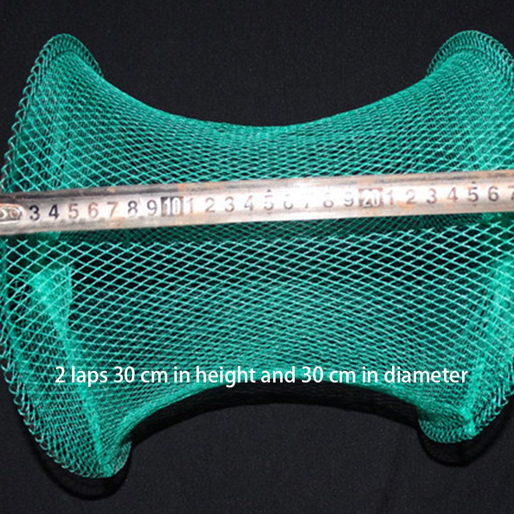 Двухслойная рыболовная сеть, Садок-ловушка для креветок, Сеть-ловушка для рыбы, Складная нейлоновая рыболовная сеть, Рыболовный садок