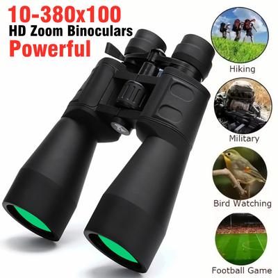 10-380x100 Мощный Бинокль Телескоп Дальнего Действия Зум HD Bak4 Высокое Увеличение Профессиональный Монокуляр Для Туризма