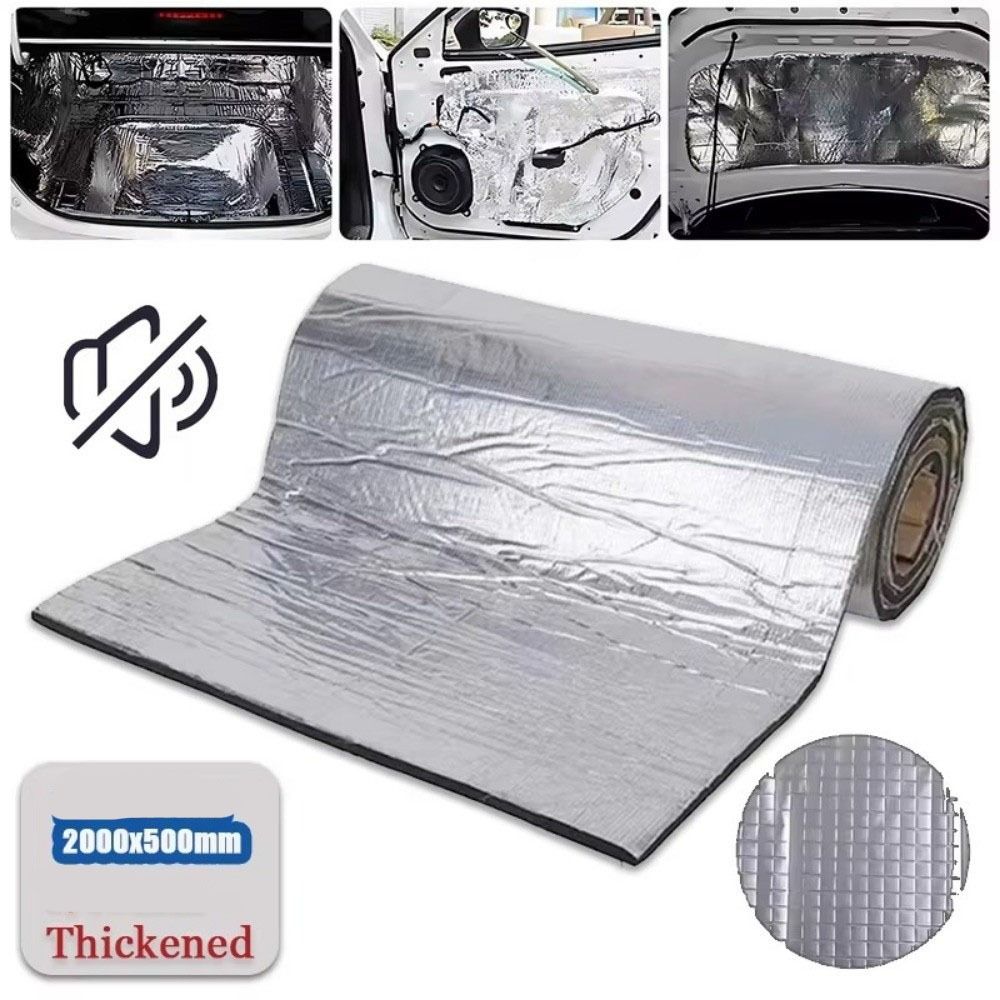 Теплоизоляционный звукоизоляционный мат для автомобиля Акустическая звукоизоляционная стеновая панель Бесшумный акустический теплоизоляционный мат Дверь