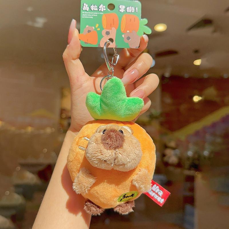 Морковная толстовка-обнимашка Морковный сурок Мультяшный плюшевый брелок Милый кулон Кукла
