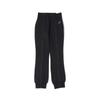 Ayollar uchun qattiq yuqori bel qismi, slim-fit, fermuarlı manjetli trikotaj sport shimlar, pastki qism, qora FN7130-010
