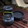 Outdoor Set Pot Camping Cookware Set Portable Outdoor Water Kettle Camping Non Stick Frying Pan Camping Equipment and Supplies Complete Set