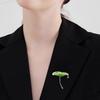 Unique Lotus Brooches for Women Girls Elegant Leaf Pin Office Party Jewelry Accessories Gifts