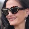 New Fashion Cat Eye Sunglasses Women Vintage Shades Brand Designer  Luxury Sun Glasses Punk Uv400 Oversized Eyewear