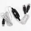 Out for Keyboard PC MIDI Interface MIDI Cable MIDI to USB Cable USB IN-OUT Converter Drum Adapter