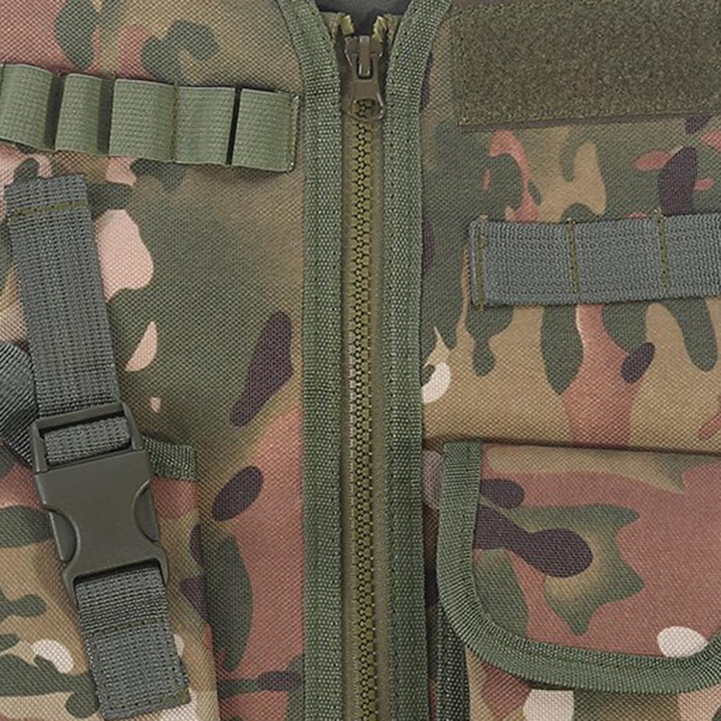 Детский камуфляжный жилет с несколькими карманами для боевой охоты на открытом воздухе(Камуфляж CP L)