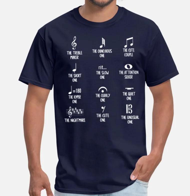 Funny Music Symbol Unisexs TShirt Summer Cotton Short Sleeve ONeck Unisex T Shirt New S3XL