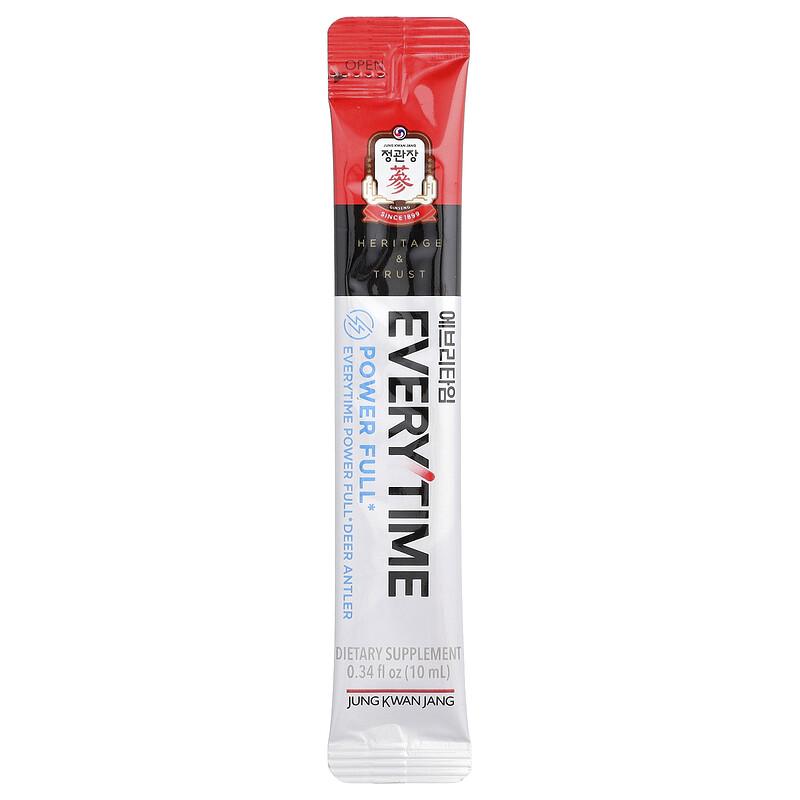 Deer Antler, Everytime Power Full, 10 Sticks, 0.34 fl oz (10 ml) Each
