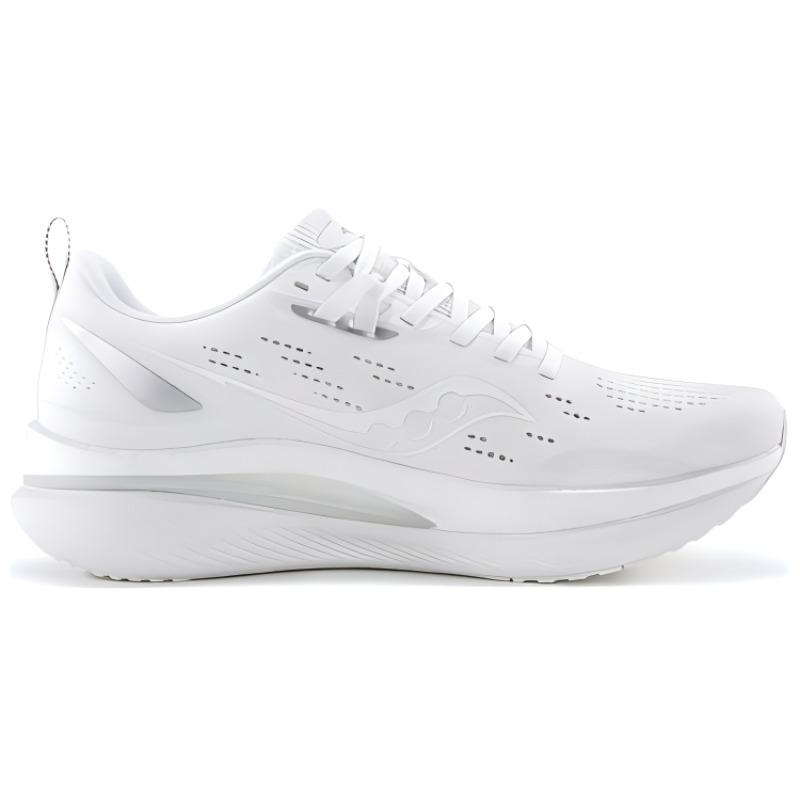 SAUCONY Tide Нейлоновая подошва Удобная сетка Амортизирующая Износостойкая Дышащая Низкие повседневные кроссовки для бега Унисекс кроссовка Белый S28195-5