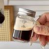 5Pcs Cute Sealed Glass Bottle Portable Coffee Concentrate Bottle Storage Tank Mini Mason Jar  Juice