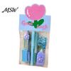 Student Homework Essentials Flower Stationery Set, Macaron Color Correction Tape And Smooth Portable for School Writing Gel Pens, Students Cute Set