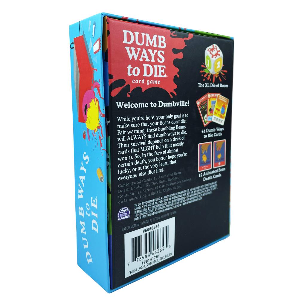 Все английские плюшевые карточные игры Dumb Ways to Die - Новая настольная игра для вечеринок Доступна