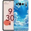 Роскошный чехол из ТПУ для Google Pixel 9 8 8A 7 7A 6 Pro XL 6A 5G Мультяшный Небо Черный Мягкая задняя крышка