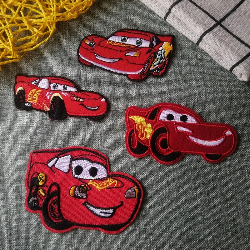 Тачки Pixar, глажка, гладильные и швейные нашивки, милые креативные украшения для одежды, мультяшные наклейки, праздничный подарок