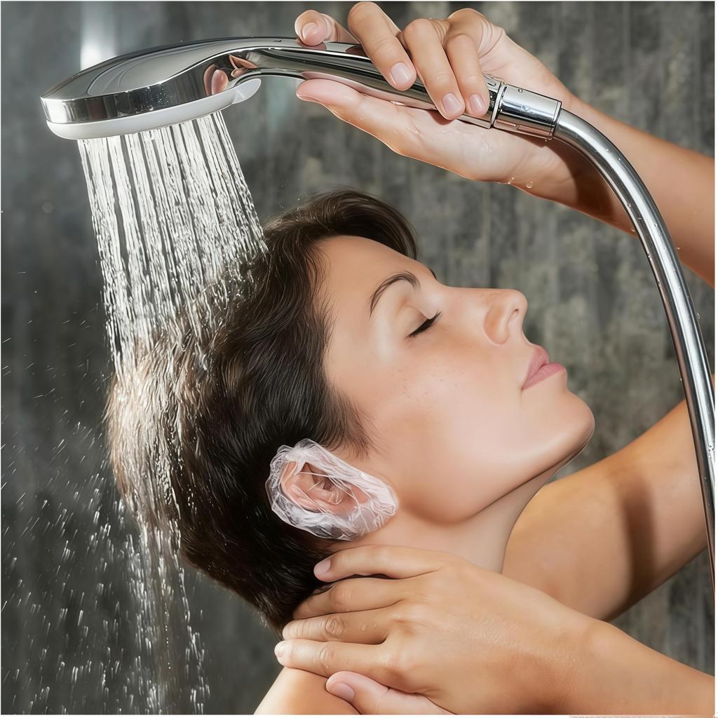 Disposable Clear Ear Covers for Hair and Other One Size Fits Suitable for Professional Use in Hair 100-Pack Caps/Ear Dyeing, Perms, Occasions. All.