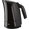BRAUN WK300 Kettle - 1.7L - Black - Ultra-fast Heating 45s - Removable Anti-scale Filter