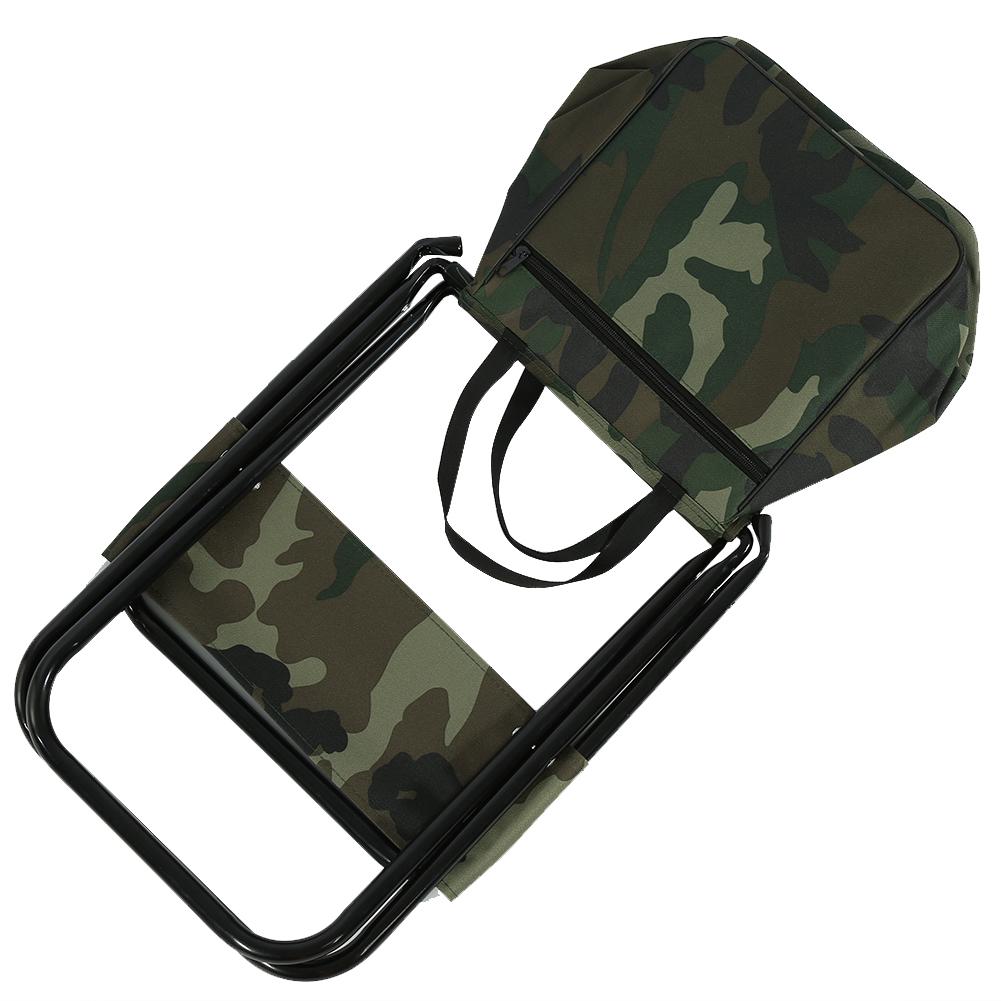 Складной стул для кемпинга на открытом воздухе, рыбалки, удобное сиденье для переноски с сумкой для хранения