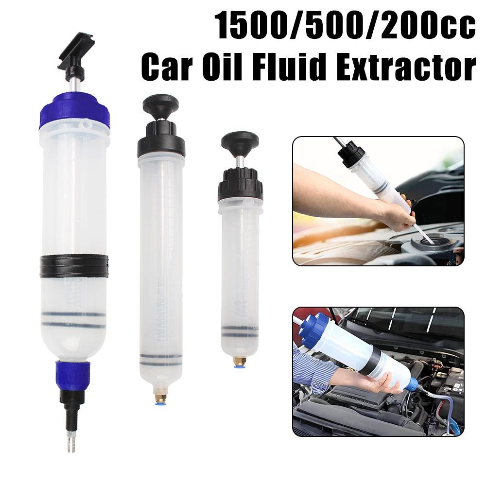 Suction Vacuum Brake Liquid Car Oil Fluid Extractor 200cc 500cc 1500cc Fuel Transfer Filling Syringe Manual