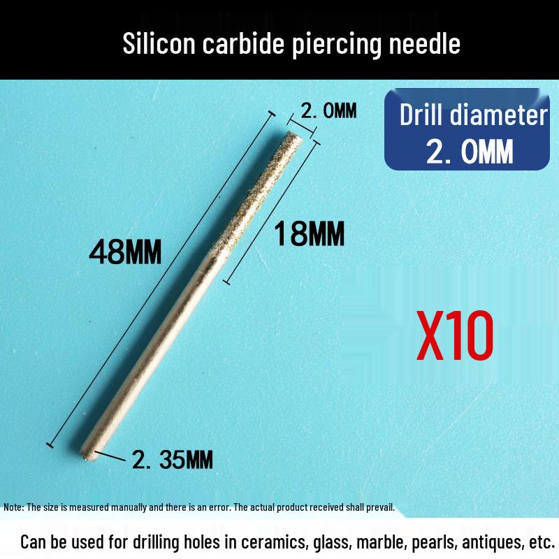 Jade Grouting & Tile Drill Bit - Hollow Needle Design for Precision