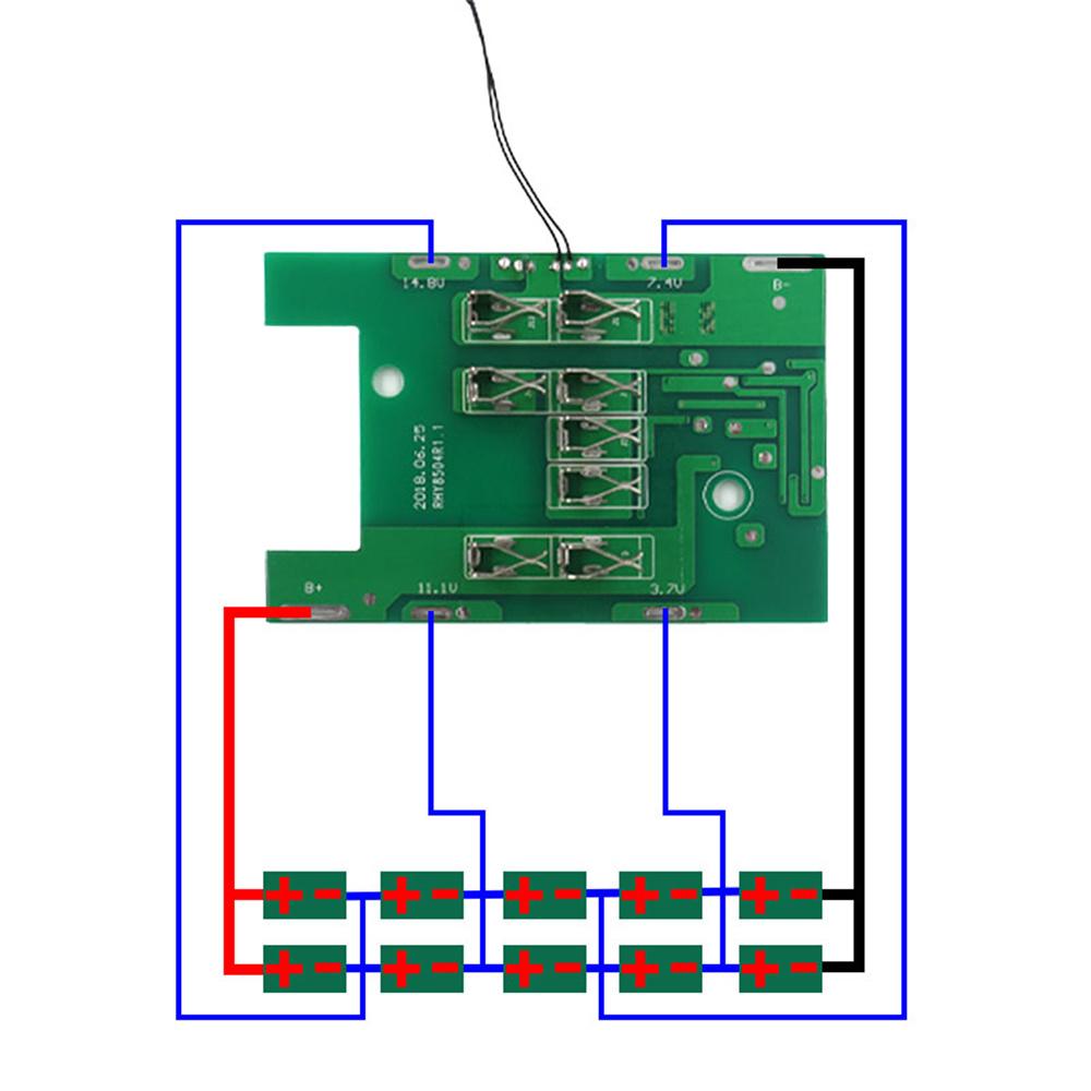 1x PCB DIY Plastic Case Circuit Board For BL1815G 3.0/6.0Ah Battery Makita 18V