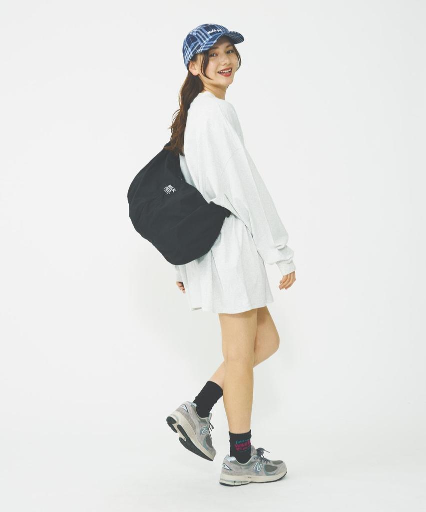 Milkfed Oatmeal Circle Logo Super Big Top Women's L/S T-Shirt