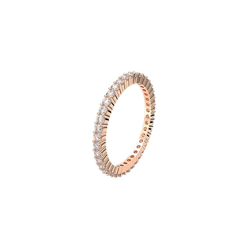 Swarovski Vittore Fashionable and Exquisite Personality Ring Women's Rose Gold rose gold 60