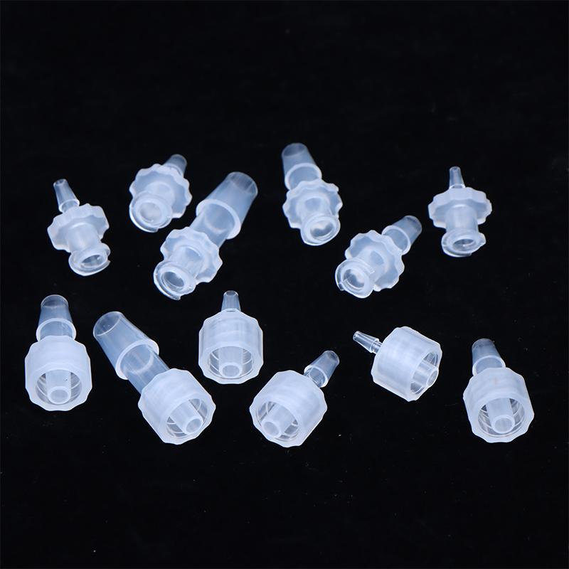 Luer Lock Adapter Non-stick PP Connector Easy Clean Air Valve Pipe Fitting for Glue Dispensing Pigment Subpackaging