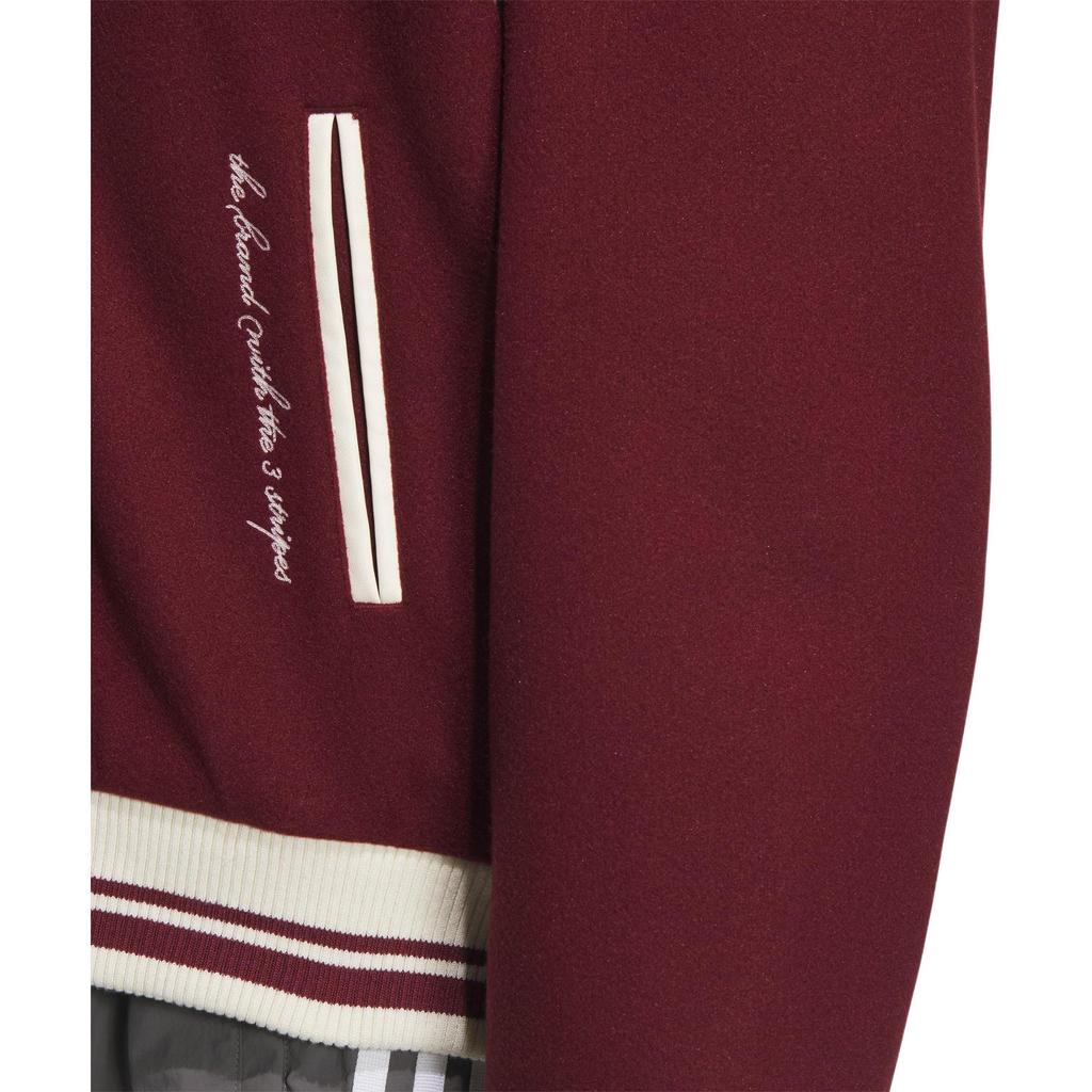Jacket Adidas Originals COLLEGIATE BOMBER Collegiate Bomber Jacket Jackets & Coats Women's Dark Red/Ivory