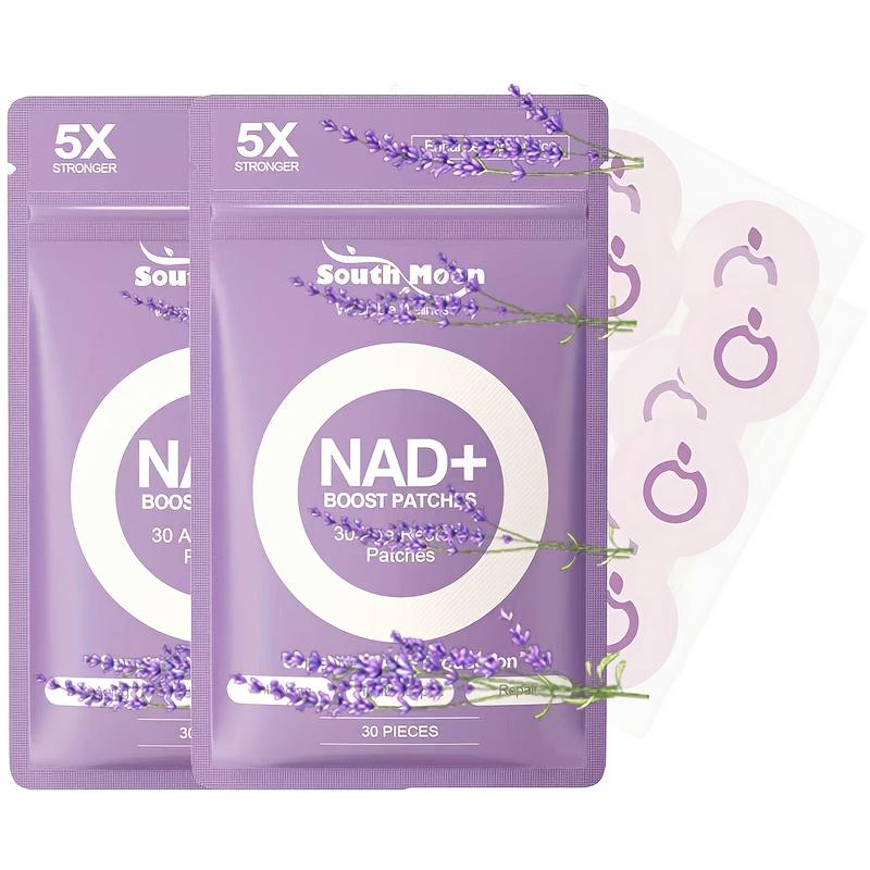 Патчи для повышения уровня NAD+ Усиленная формула 5X с Ацетилгексапептидом 8, Усилителем NAD+, Маслом Лаванды и FAD Подходит для всех типов кожи