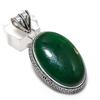 Green Labradorite Gemstone Handmade 925 Sterling Silver Pendant 2.17" U0C18