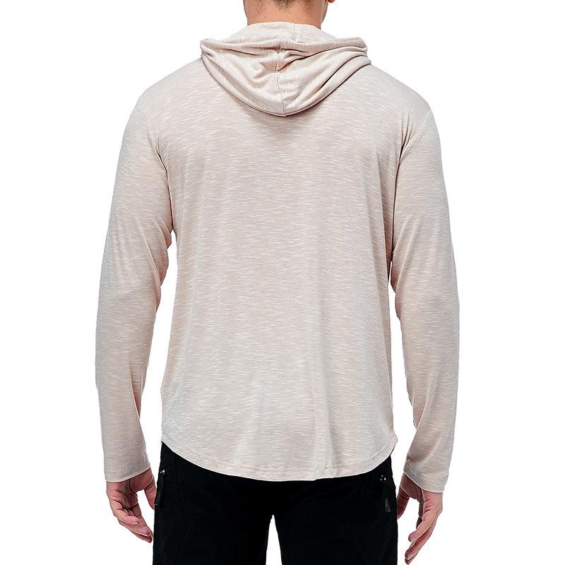 Мужские толстовки с длинным рукавом, спортивные рубашки с капюшоном для тренировок, бега, спортивная толстовка с капюшоном, повседневная мода, осенне-весенний уличный пуловер, топ, европейский размер