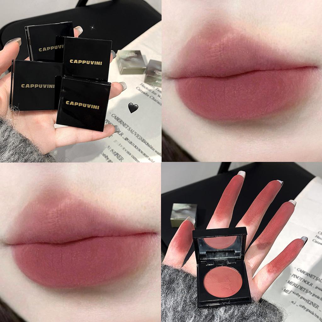 Velvet Matte Silky Lip and Cheek Multi-purpose Mud Matte Velvet Matte Long-lasting Makeup Student Whitening Makeup