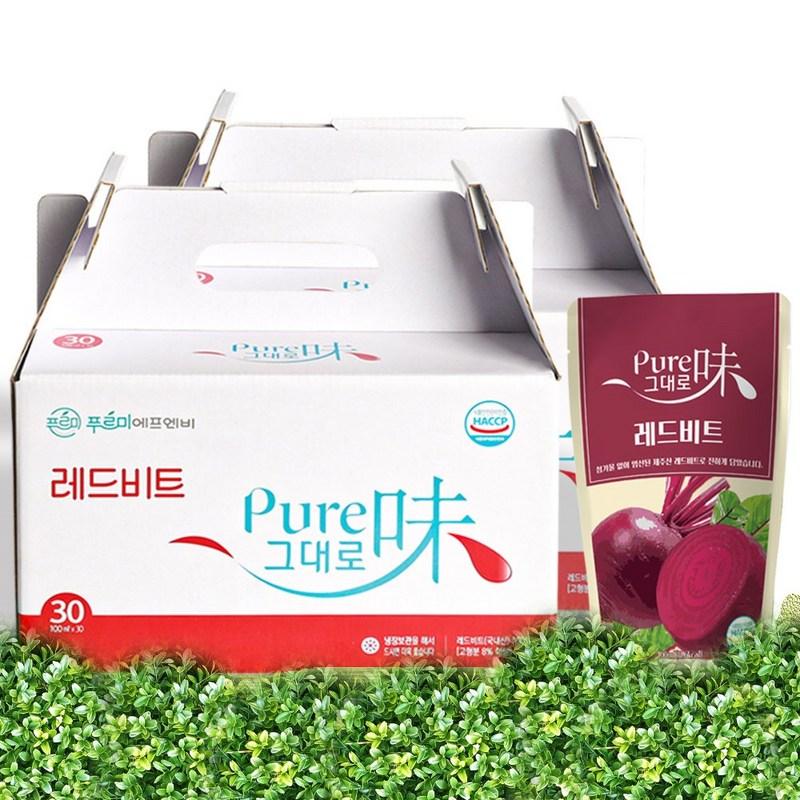 Pure Measu NFC Juiced 100% Jeju Red Beet Juice, 100ml, 60 Pieces