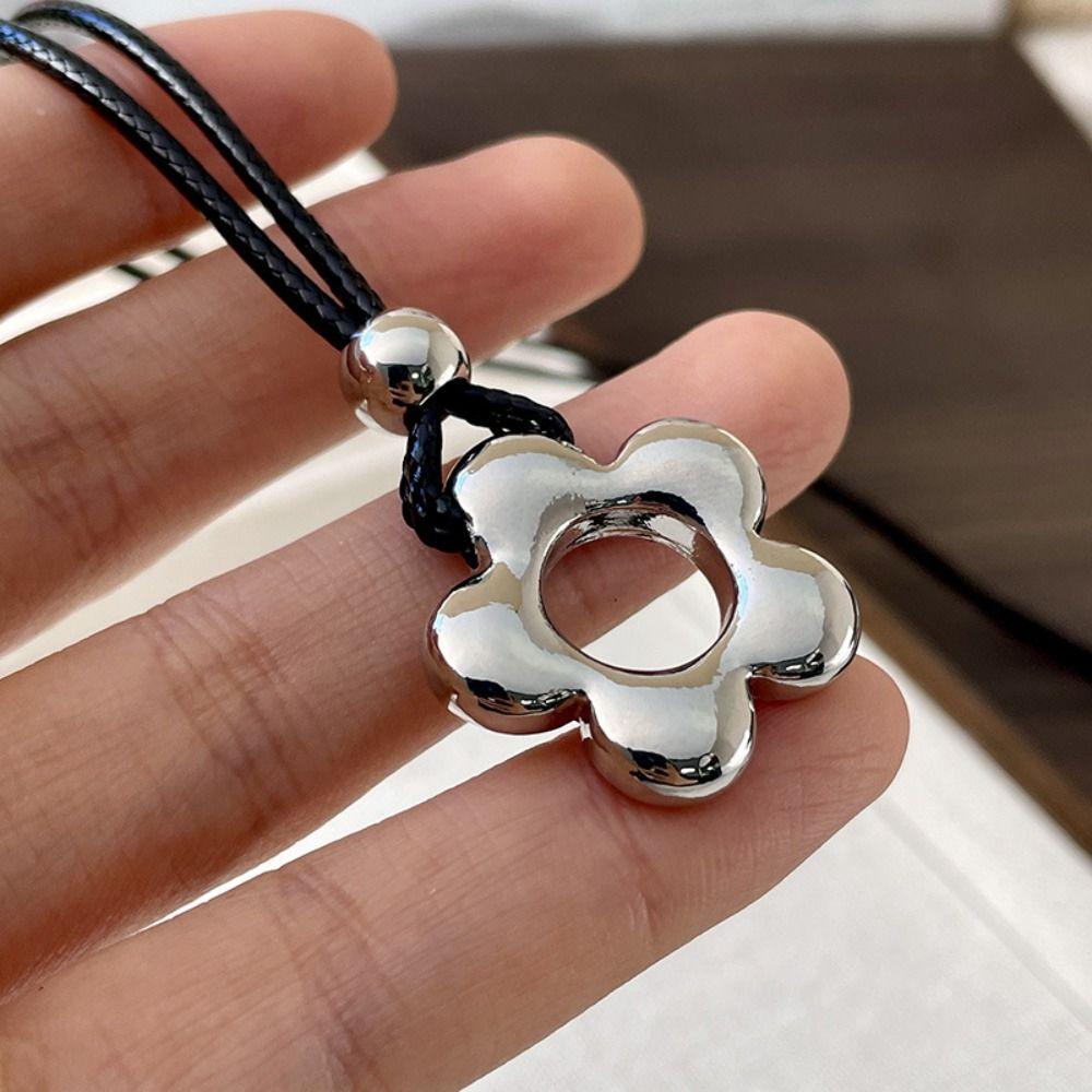 Кулон-цветок из смолы на длинной цепочке Ручная работа Шарм Цепочка для свитера Кулон-ожерелье Подарок