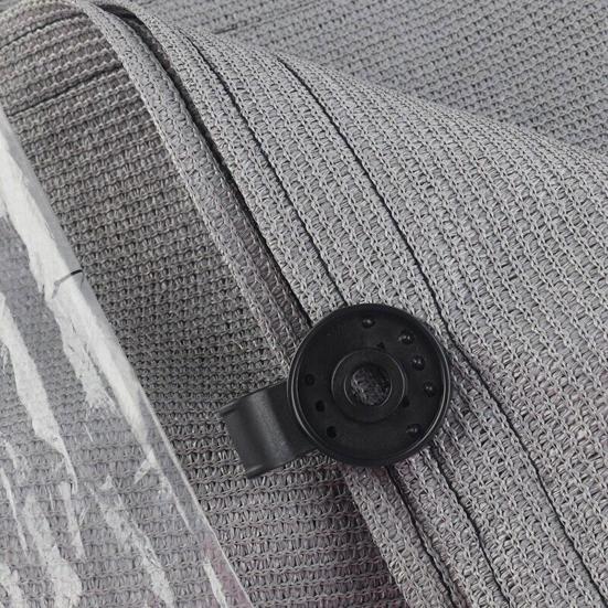 1 Set Shading Net Clip Durable High Temperature Resistant Backyard Greenhouse Shade Cloth Fixing Clamp Daily Use