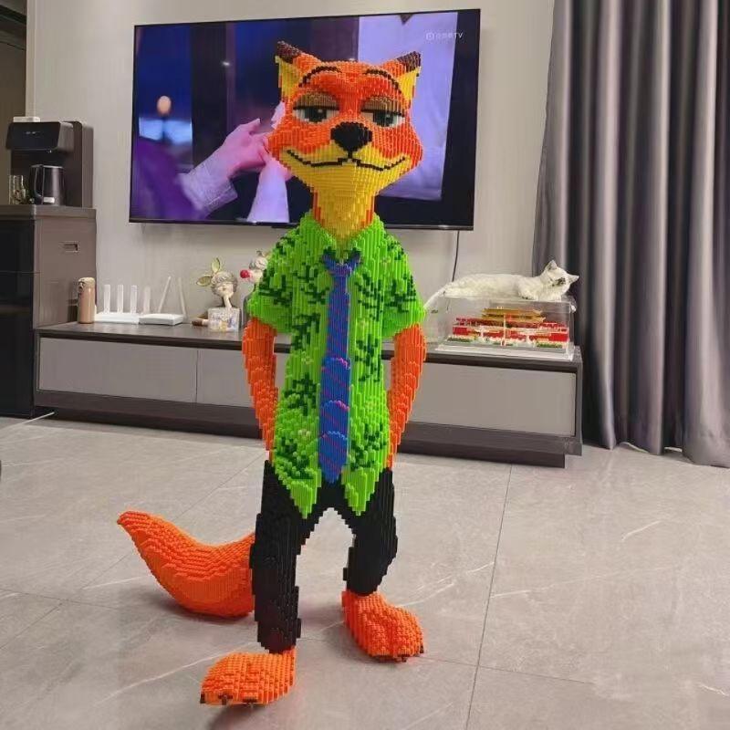 5689 шт. Серия конструкторов «Лиса» 3D Детская пазл-конструктор Игрушка Декорация Подарок