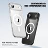 For iPhone Air Case Compatible with MagSafe TPU+PC Clear Phone Back Cover