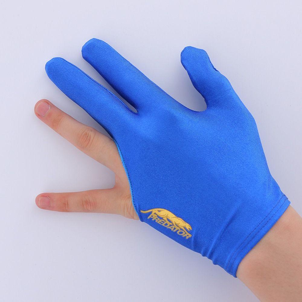 Breathable Snooker Gloves Spandex Three Finger Gloves New Billiard Accessories  Men Women
