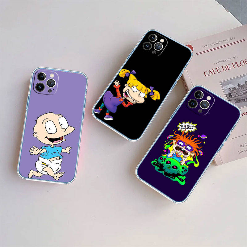 IR22 Чехол R-Rugrats для Motorola E22S E7 G6 G7 G8 G9 Plus Power Play G10 G20 G04 E30 E40 E22 E20 E13 E15 G22 G23 G05 G75 G35 G55